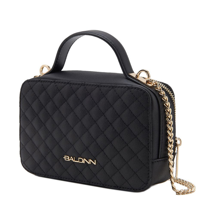 Baldinini Trend Chic Quilted Calfskin Camera Handbag