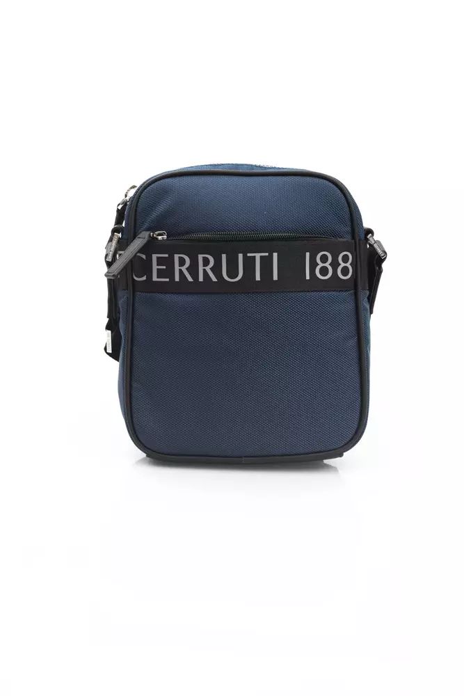 Cerruti 1881 Blue Nylon Crossbody Bag