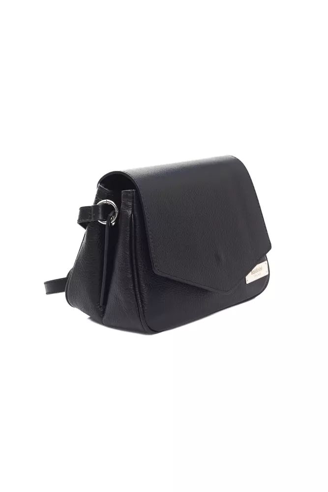 Baldinini Trend Black COW Leather Shoulder Bag