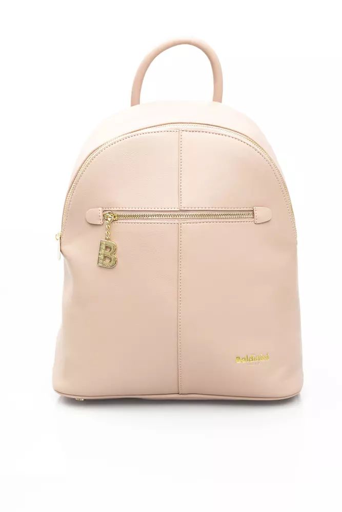 Baldinini Trend Pink Polyethylene Backpack