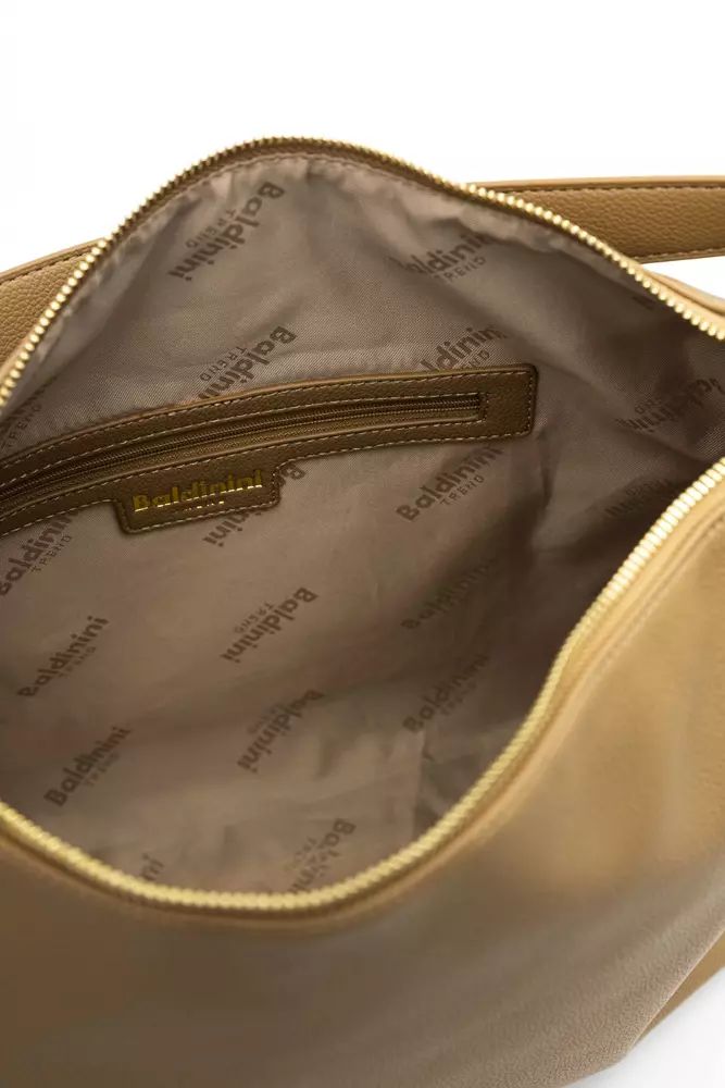 Baldinini Trend Beige Polyethylene Shoulder Bag
