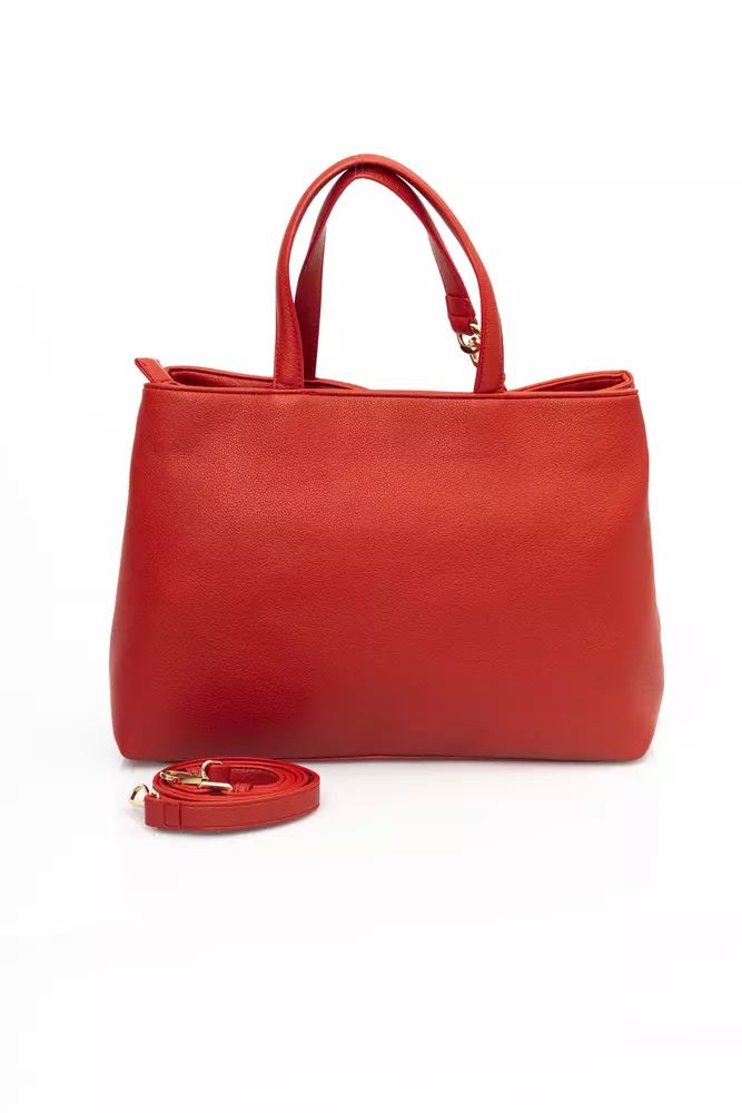 Baldinini Trend Red Polyethylene Handbag