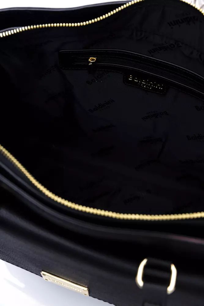 Baldinini Trend Black Polyethylene Handbag