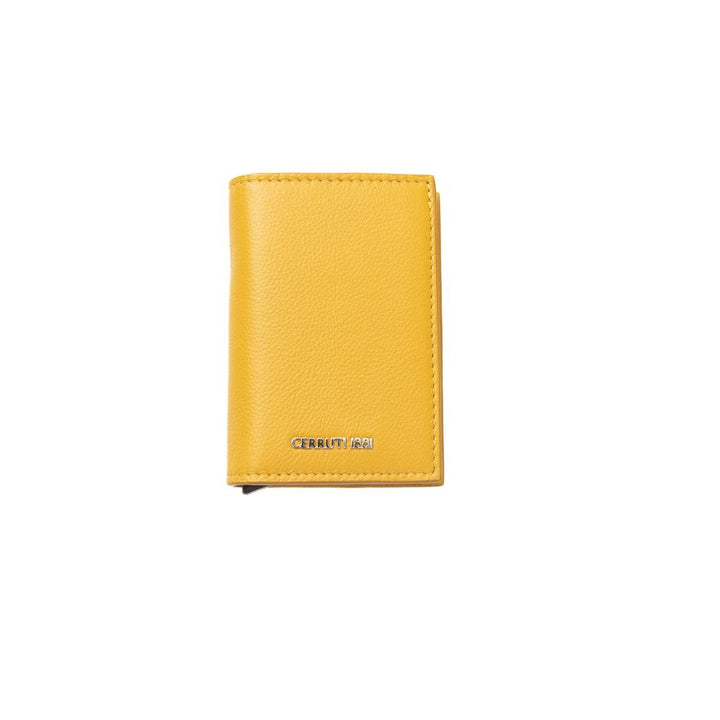 Cerruti 1881 Yellow CALF Leather Wallet