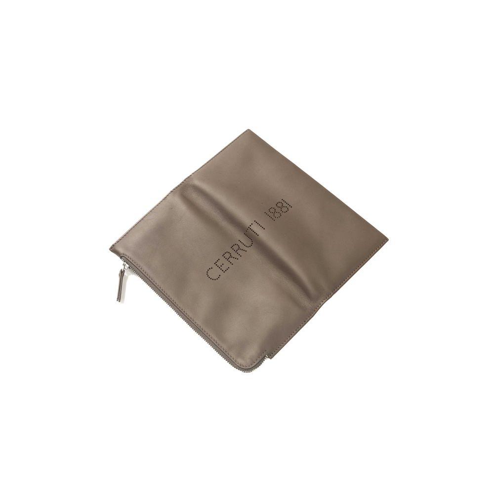Cerruti 1881 Elegant Brown Leather Wallet