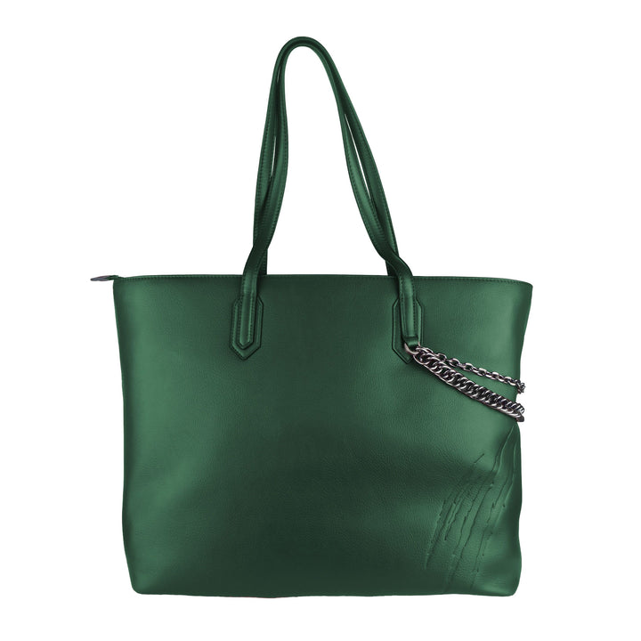 Plein Sport Green Polyethylene Shoulder Bag