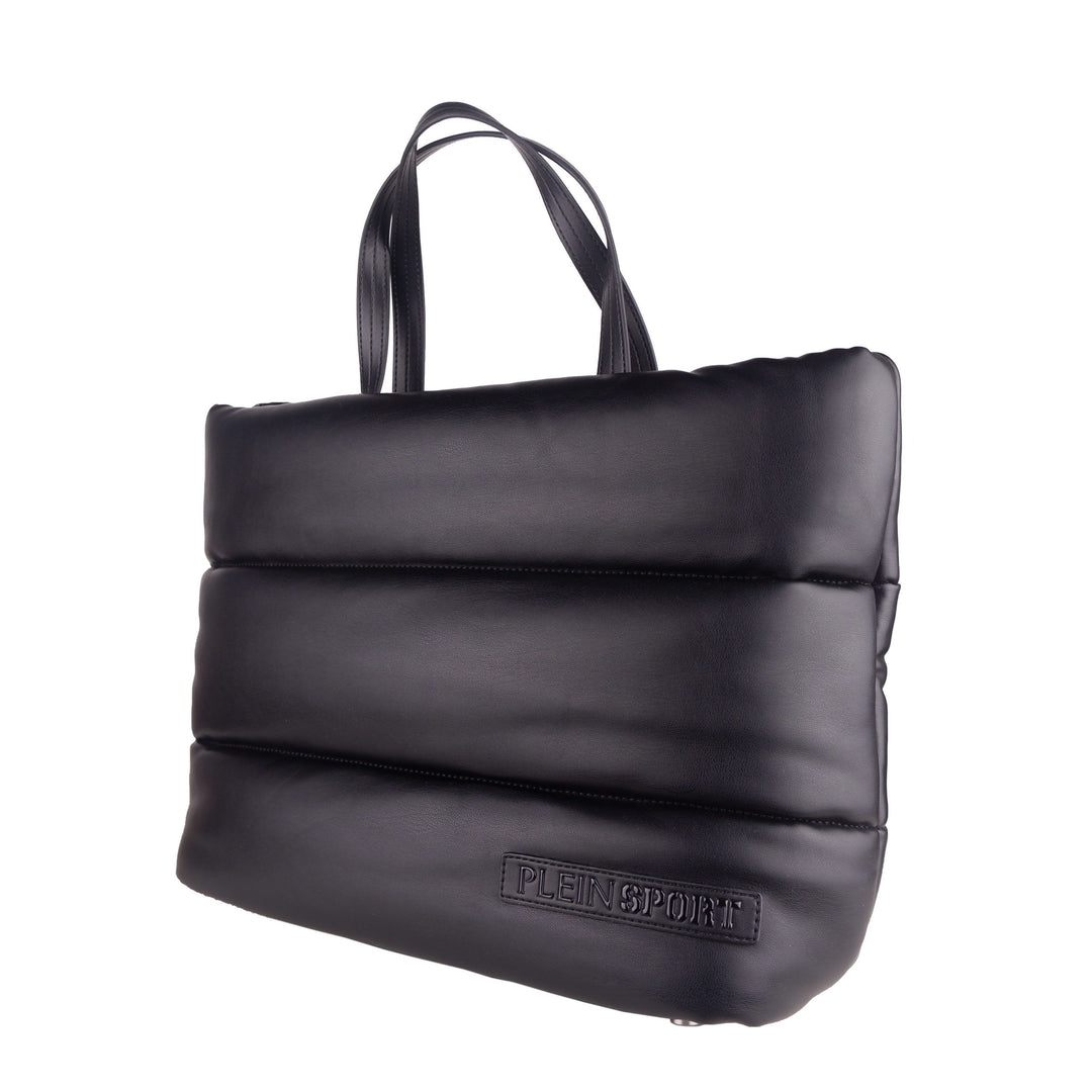 Plein Sport Black Polyethylene Shoulder Bag
