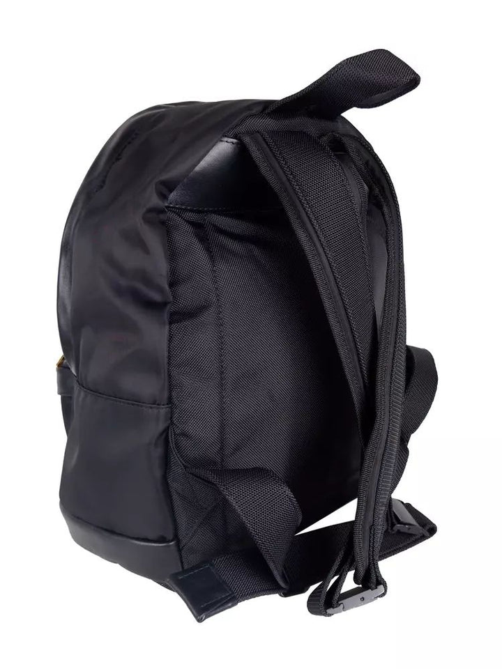 Palm Angels Black Nylon E Leather Backpack