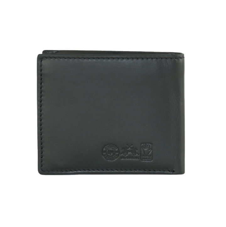 La Martina Elegant Black Leather Wallet - Timeless Accessory