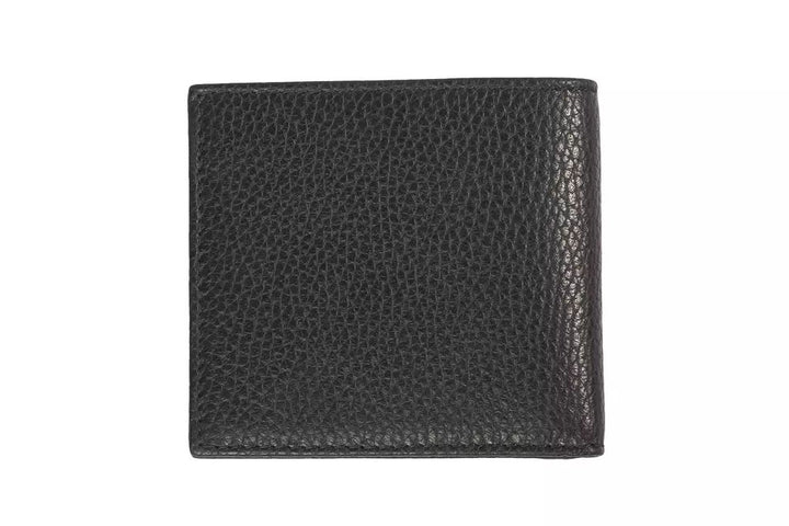 Trussardi Elegant Embossed Leather Men's Wallet